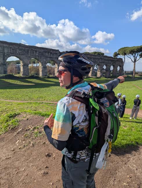 Rome: Appian Way, Catacombs & Aqueducts by eBike + Transfer - Circus of Maxentius and the Tomb of Cecilia Metella