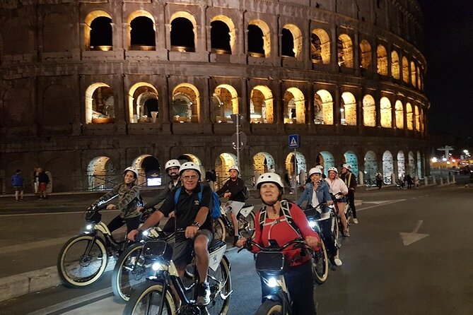 Rome by Night E-Bike Tour with Pizza Option - Key points to know before booking
