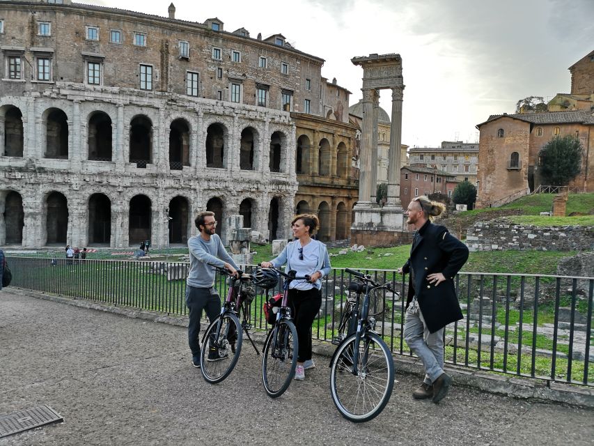 Rome By Night: Small Group E-Bike Tour - Trevi Fountain and the Pantheon under evening lights