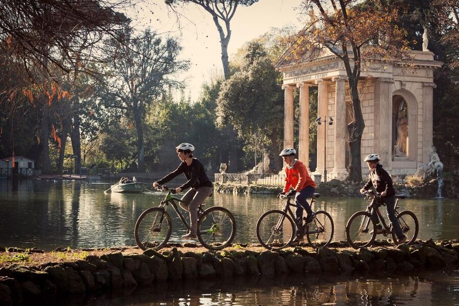 Rome: Cannondale E-Bike Tour of Top Landmarks & More - The Jewish Ghetto, Portico di Ottavia, and Theatre of Marcellus