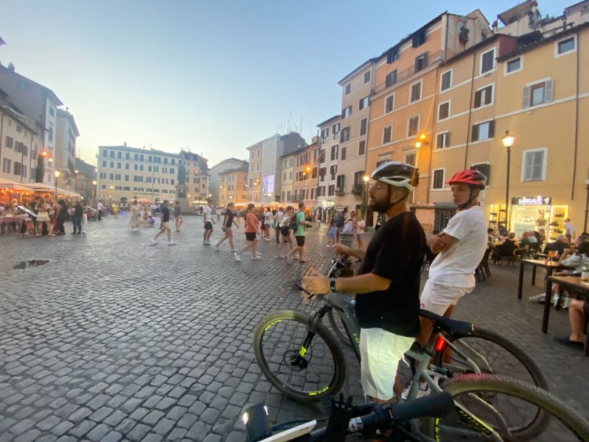 Rome :guided night e-bike tour with typical ice-cream - How easy are the e-bikes?