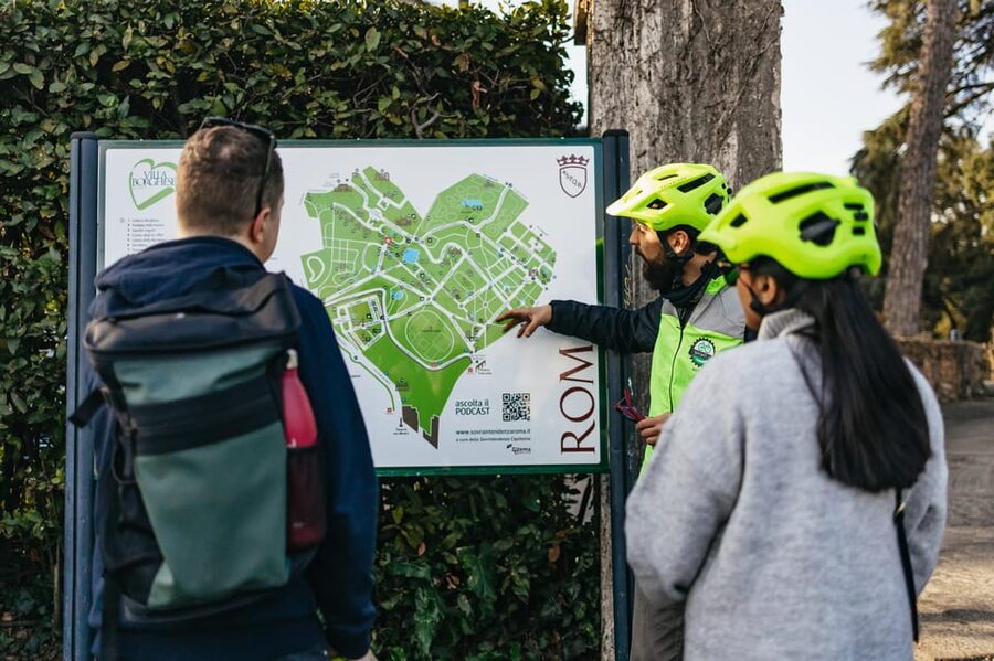 Rome: Villa Borghese, Villa Ada, and Coppedè E-Bike Tour - Family rules and cycling limits