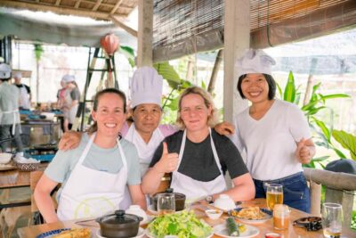 Rural Cycle, Market Tour, Basket Boat & Organic Farm Cooking