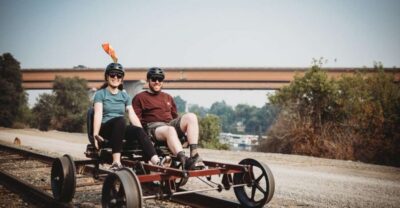 Sacramento: Yolo Countryside Guided Rail Bike Tour