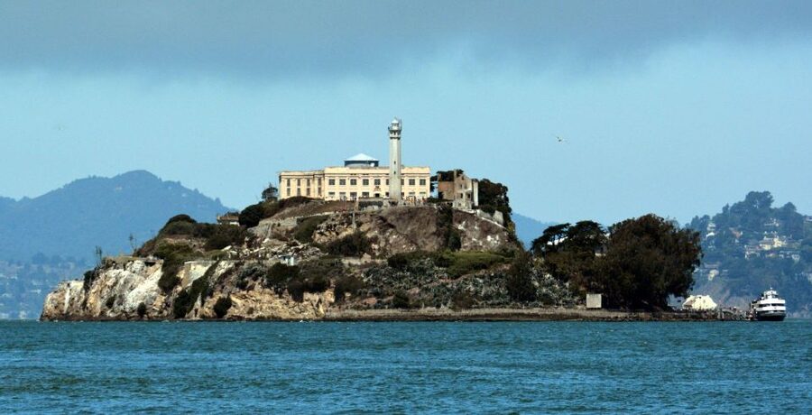 San Francisco: Alcatraz Island & Bike Rental - Walking through the former Federal Penitentiary