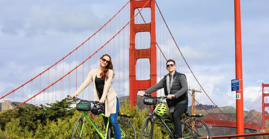 San Francisco: Bike Rental from Golden Gate Bridge with Map - A flexible start near Ghirardelli Square
