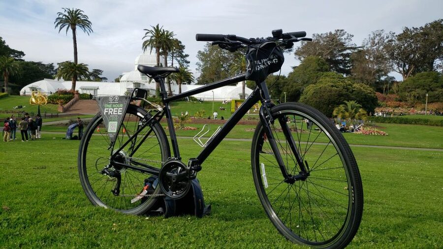 San Francisco: Golden Gate Park Bike or eBike Rental w/ map - Following the four-mile route through the park