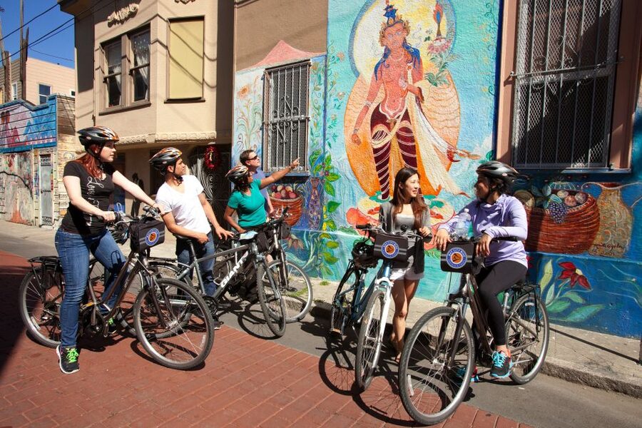 San Francisco Guided E-Bike Tour: Top Landmarks & Views - The Painted Ladies and Civic Center