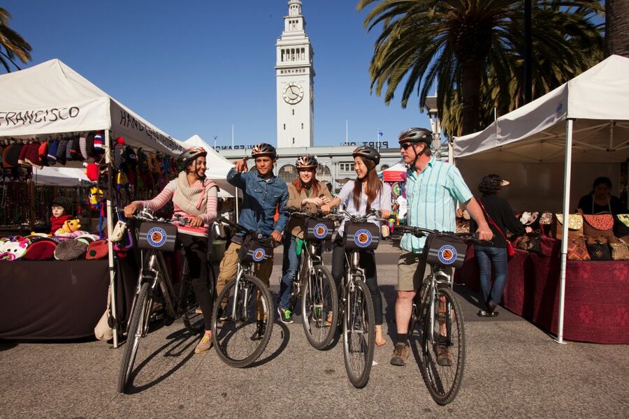 San Francisco Guided E-Bike Tour: Top Landmarks & Views - Finishing at Aquatic Park and the waterfront