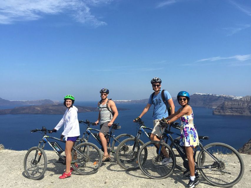 Santorini: Around the Island by Electric Bike - The wine, coffee, and snack stop