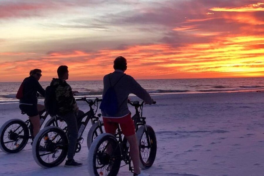 Sarasota: Siesta Key Electric Bike Sunset Tour - Weather, timing, and cancellation