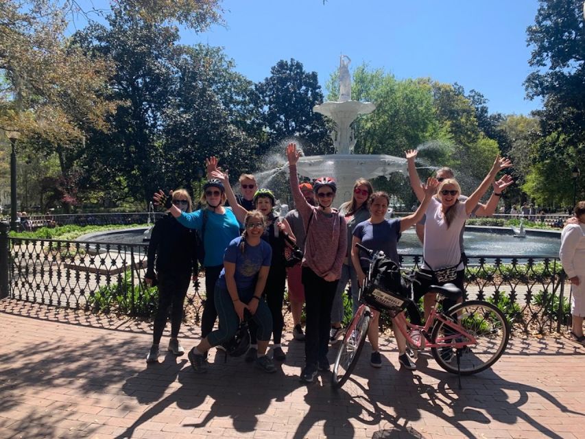 Savannah: Historic District Guided Bike Tour - Cathedral Basilica and the early ride through the district