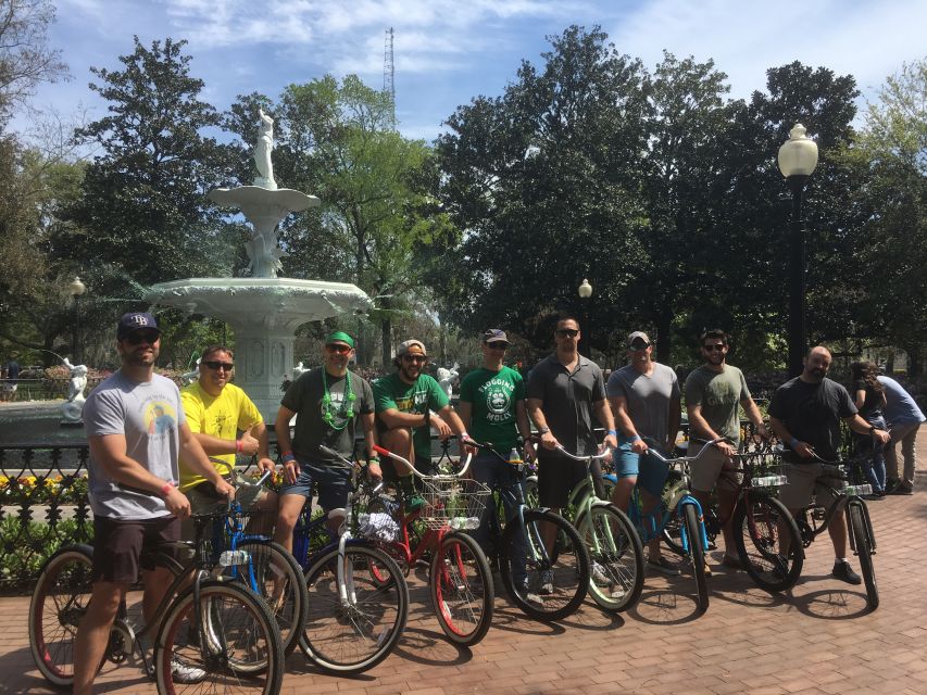 Savannah: Historical Bike Tour with Tour Guide - Stories that cover four centuries and modern Savannah