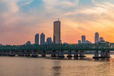 Han River Sunset Bike Tour with Rainbow Fountain Show