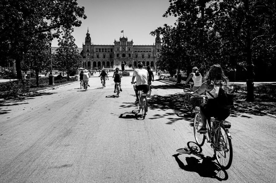 Seville: City Sightseeing and Local Culture Bike Tour - San Telmo Palace and the Alcázar area
