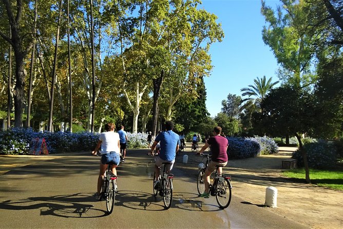 Seville Electric Bike Tour - Small Group - San Telmo Palace and the city’s grand architecture