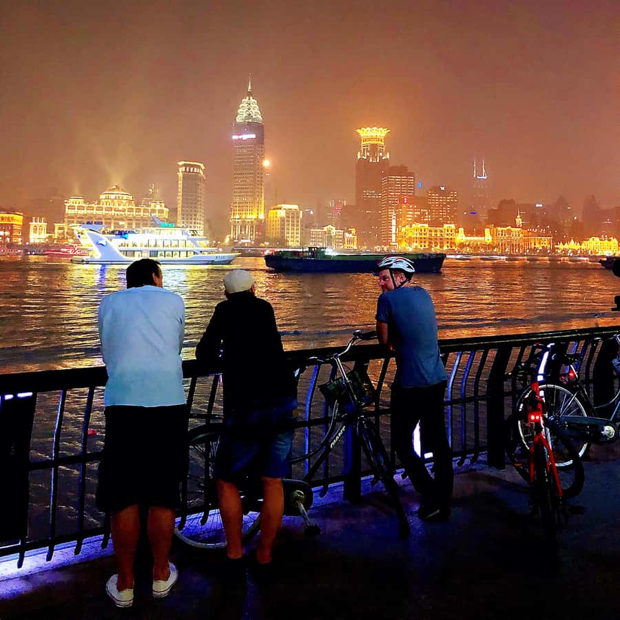 Shanghai Charming Night Small Group Bike Tour - Tianzifang and Taikang Road