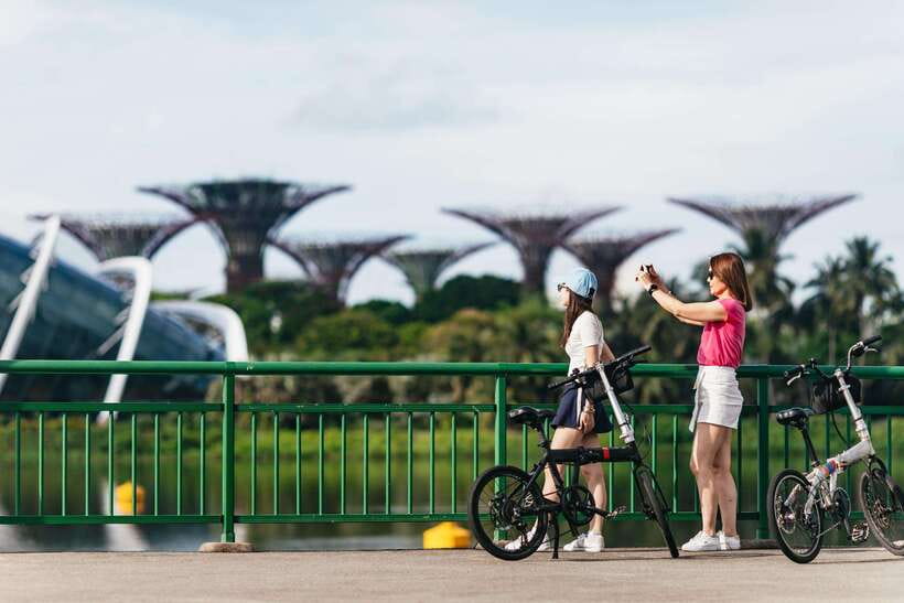 Singapore: Lion City Highlights Bike Tour - Chinatown by bicycle