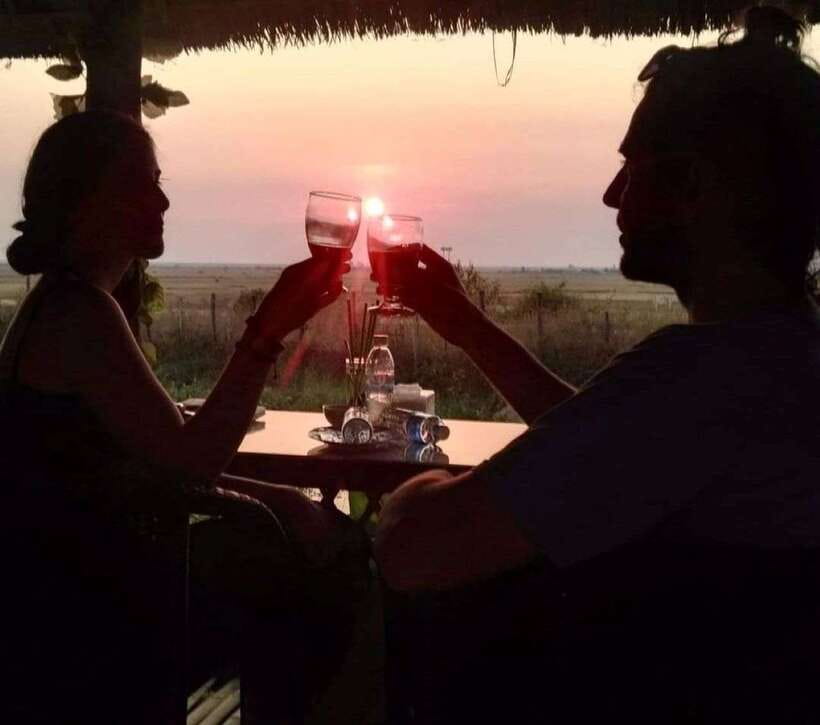 Small Group Countryside Sunset Bike Tours - Riding beyond the city on quiet dirt roads