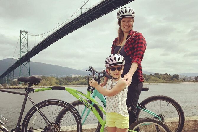 Stanley Park & Downtown - Vancouver Bike Tours - The Convention Centre, harbour, and Olympic Cauldron