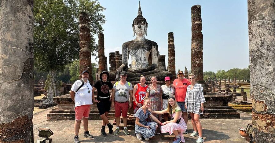 Sukhothai: Historical Park & Countryside Cycling Tour - The southern ruins and the ride back