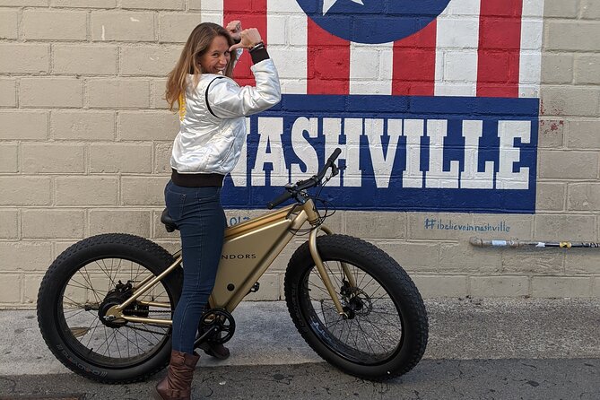 The Original Music City Electric Bicycle Guided City Tour 16miles - Belmont, 12th South, and Sevier Park slow the pace