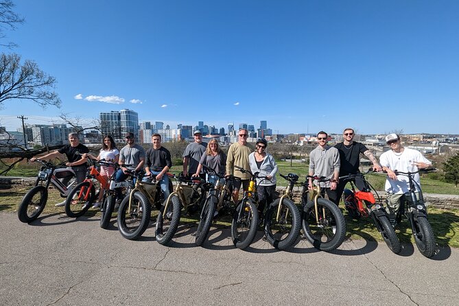 The Original Music City Electric Bicycle Guided City Tour 16miles - Fort Negley gives you Nashville from above