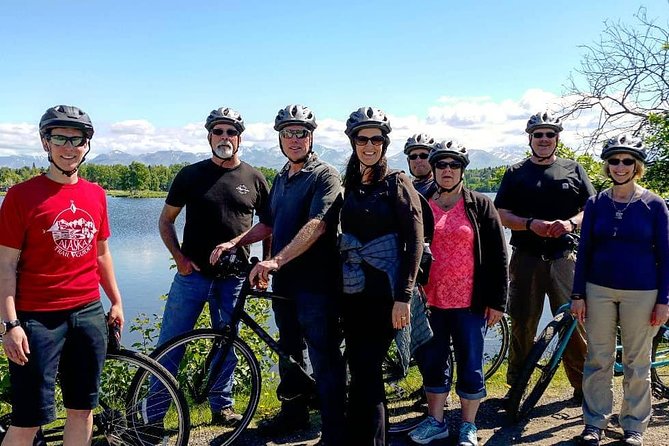 Tony Knowles Coastal Trail Scenic Bike Tour - MOST POPULAR - Point Woronzof and the wide Cook Inlet view