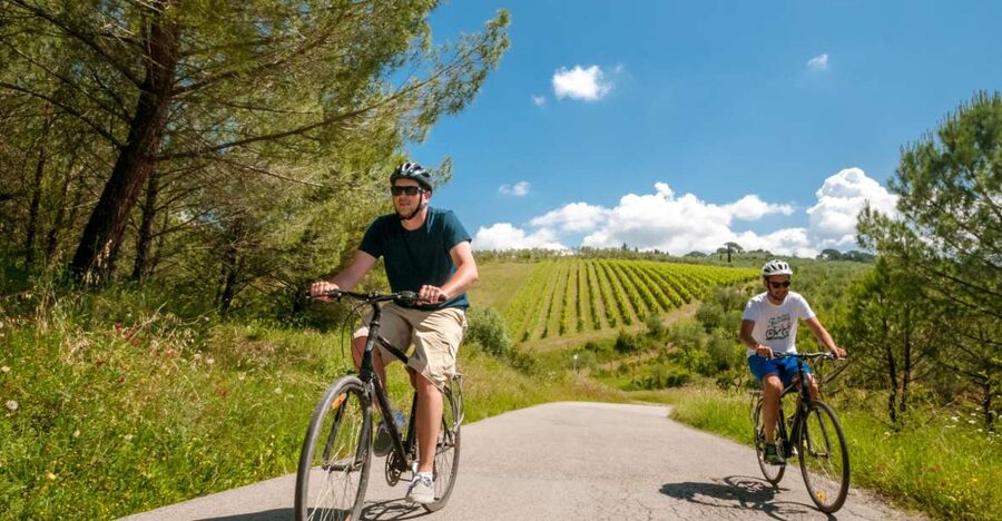 Tuscany: E-Bike Tour from Florence with Lunch - Piazzale Michelangelo gives you the first big view