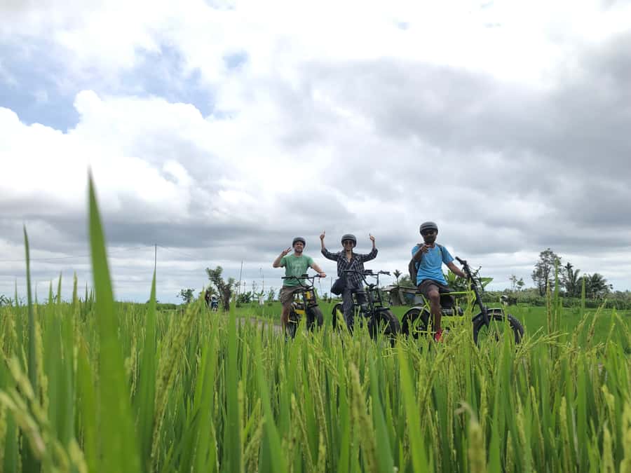 Ubud: Rice Terraces & Villages Half-Day Fat Tire E-Bike Tour - Tegalalang village and everyday Balinese life