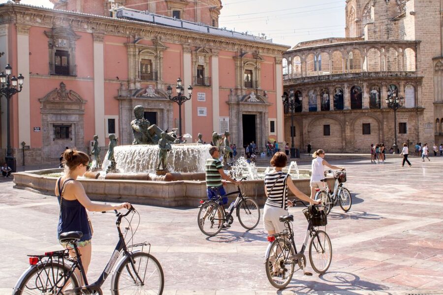 Valencia Bike Tour - Turia Gardens and the Serranos Towers