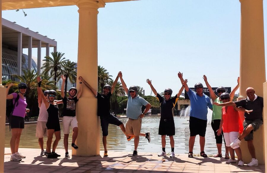 Valencia: City Highlights Guided Bike Tour - Llotja de la Seda and the medieval center