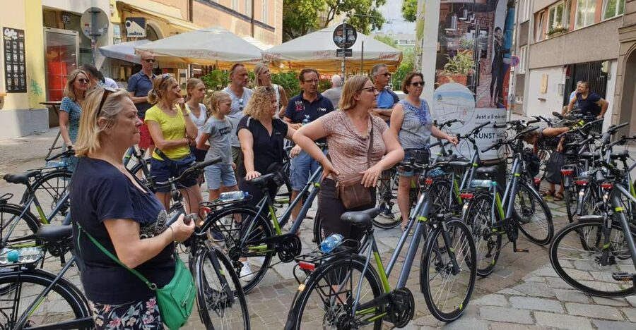 Vienna: City Highlights Guided Bike Tour - City Hall and the Austrian Parliament